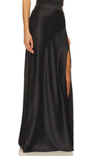 NICHOLAS Dierra Maxi Skirt With Slits in Black