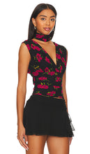 NICHOLAS Karis Scarf Tank in Black