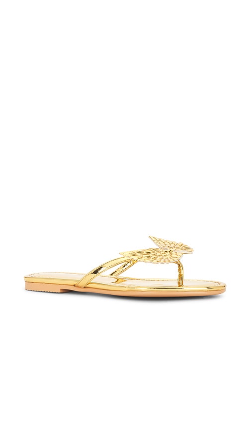 NIIHAI Wings Sandal in Metallic Gold