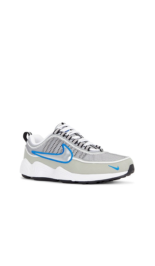 Nike Air Zoom Spiridon Sneaker in Metallic Silver