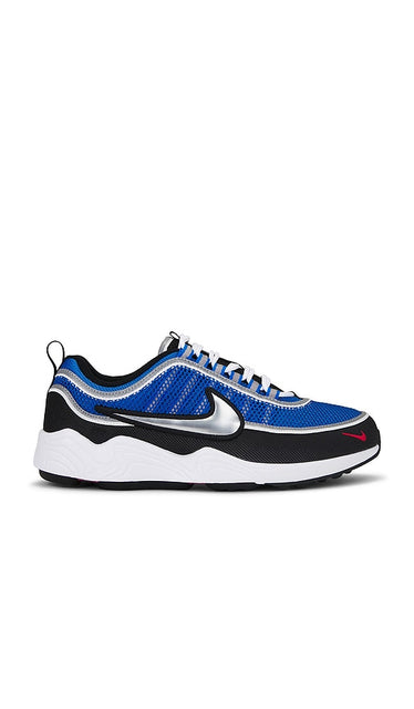 Nike Air Zoom Spiridon Sneaker in Blue | Men's Lifestyle Sneakers in Signal Blue  Metallic Silver  Black  & W