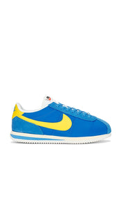 Nike Nike Cortez Textile in Blue | Men's Lifestyle Sneakers in Light Photo Blue  Lightening  Sail  & Mu