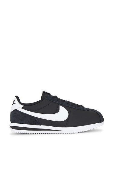 Nike Nike Cortez Textile in Black | Men's Lifestyle Sneakers in Black & White