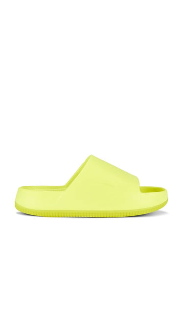 Nike Calm Slide in Yellow | Men's Sandals & Slides in Volt