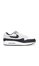 Nike Air Max 1 Essential Sneakers in White | Men's Lifestyle Sneakers in White  Black  & Pure Platinum