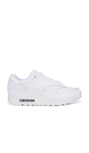 Nike Air Max 1 Prem Sneakers in White | Men's Lifestyle Sneakers in White & Pure Platinum