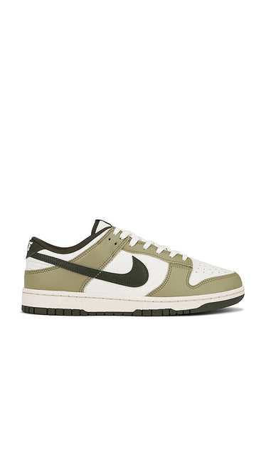 Nike Dunk Low Retro Sneakers in Olive | Men's Lifestyle Sneakers in Neutral Olive  Cargo Khaki  & Phantom
