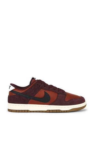Nike Dunk Low Retro Se in Brown | Men's Lifestyle Sneakers in Mars Stone  Black  & Burgundy Crush