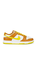 Nike Dunk Low Retro in White | Men's Low-Top Sneakers in Summit White  Bright Citron  & Desert Oc