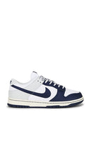 Nike Dunk Low Retro in White | Men's Lifestyle Sneakers in White  Midnight Navy  & Photon Dust