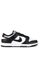 Nike Dunk Low Retro in Black | Men's Low-Top Sneakers in White & Black