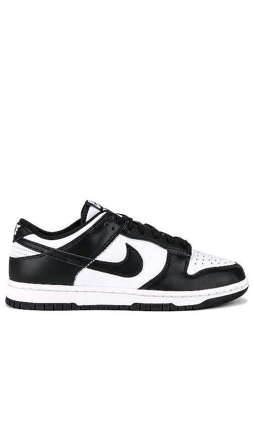 Nike Dunk Low Retro in Black | Men's Low-Top Sneakers in White & Black