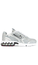 Nike Nike Air Zoom Spiridon Cage 2 in Grey | Men's Low-Top Sneakers in Light Smoke Grey & Metallic Silver