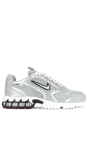 Nike Nike Air Zoom Spiridon Cage 2 in Grey | Men's Low-Top Sneakers in Light Smoke Grey & Metallic Silver