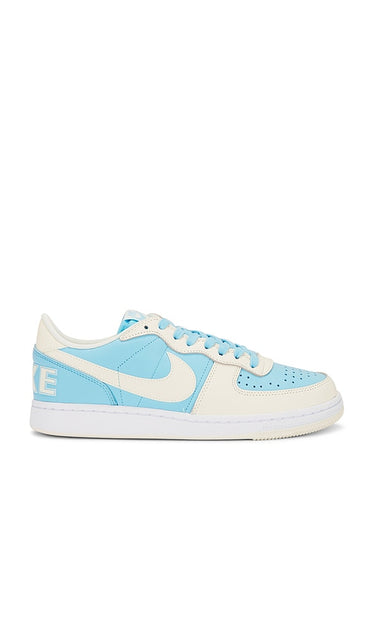 Nike Nike Terminator Low Sneaker in Blue | Men's Low-Top Sneakers in Aquarius Blue  Coconut Milk  & White