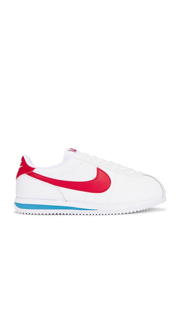 Nike Cortez in White | Men's Lifestyle Sneakers in White  Varsity Red  & Varsity Blue
