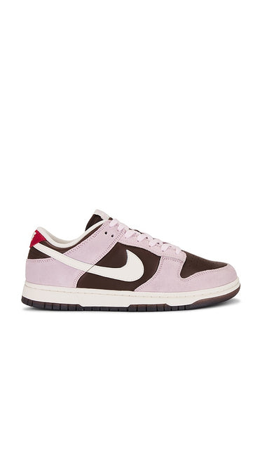 Nike Nike Dunk Low in Pink | Men's Low-Top Sneakers in Cacao Wow  Pale Ivory  & Pink Foam