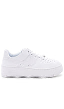 Nike Air Force 1 Sage Low Sneaker in White | White Athletic Sneakers for Women