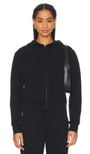 NILI LOTAN Callie Zip Up Hoodie in Black