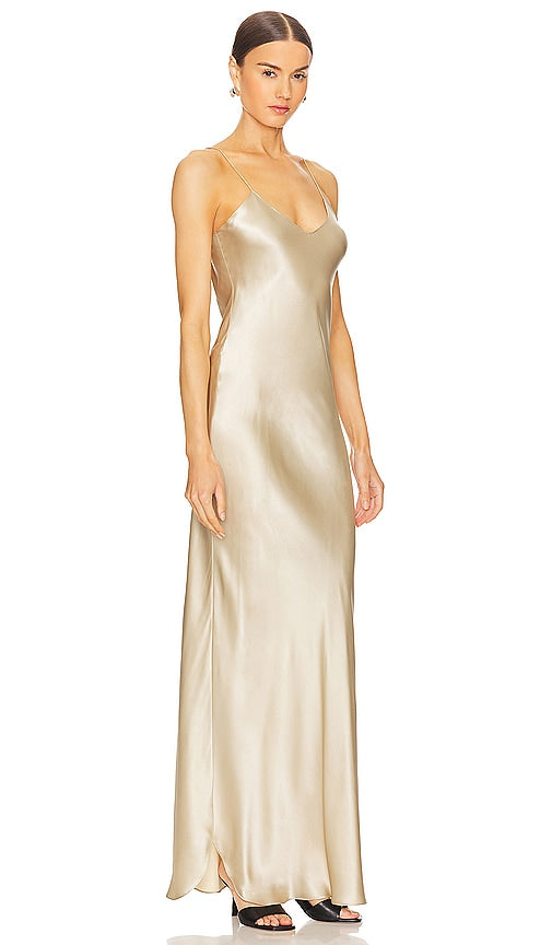NILI LOTAN Cami Gown in Ivory