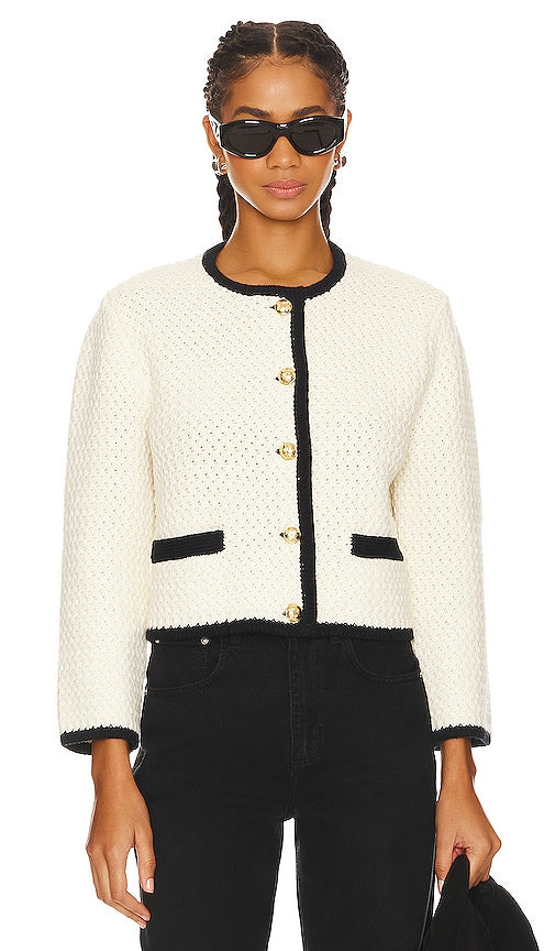 NILI LOTAN Perah Jacket in Navy