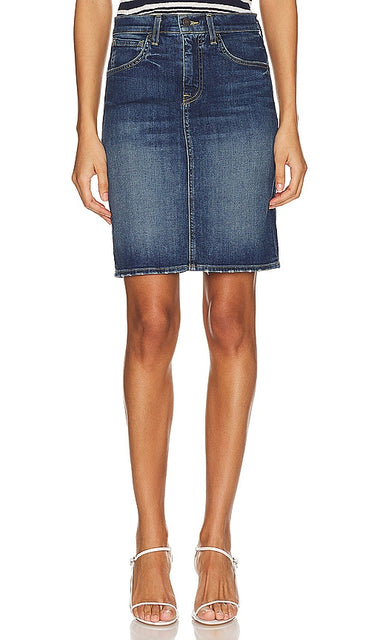 NILI LOTAN Micah Denim Skirt in Blue - NILI LOTAN Jupe en jean Micah en bleu - NILI LOTAN Micah 蓝色牛仔裙 - NILI LOTAN Micah Jeansrock in Blau - NILI LOTAN Micah 데님 스커트 - Gonna in denim Micah NILI LOTAN in blu