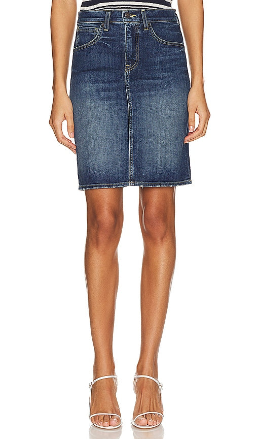 NILI LOTAN Micah Denim Skirt in Blue - NILI LOTAN Jupe en jean Micah en bleu - NILI LOTAN Micah 蓝色牛仔裙 - NILI LOTAN Micah Jeansrock in Blau - NILI LOTAN Micah 데님 스커트 - Gonna in denim Micah NILI LOTAN in blu