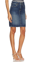 NILI LOTAN Micah Denim Skirt in Blue