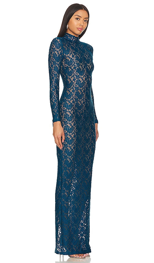 Nookie Roxana Gown in Teal