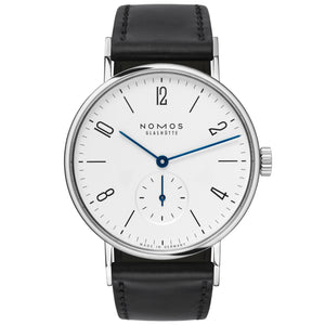 NOMOS Tangente White Dial Black Leather Strap Watch 35mm - 139