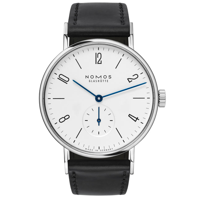 NOMOS Tangente White Dial Black Leather Strap Watch 35mm - 139