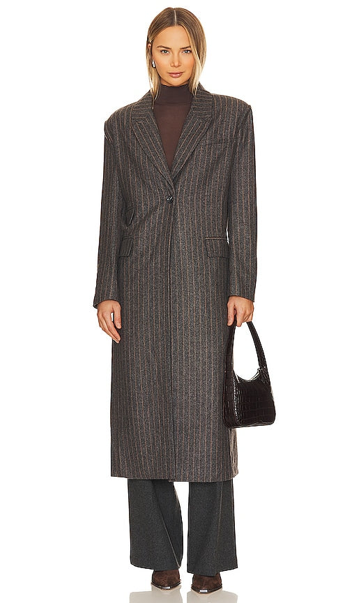 NONchalant Label Halia Coat in Brown