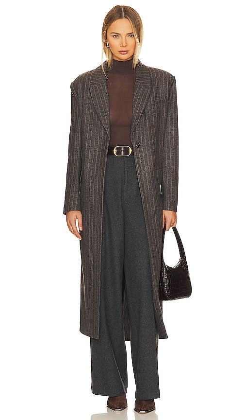 NONchalant Label Halia Coat in Brown - Manteau Halia de NONchalant Label en marron - NONchalant Label Halia 棕色大衣 - NONchalant Label Halia Mantel in Braun - NONchalant Label Halia 코트 브라운 색상 - Cappotto Halia etichetta NONchalant in marrone