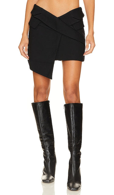 NONchalant Label Rory Skirt in Black - Jupe Rory NONchalant Label en noir - NONchalant Label Rory 黑色半身裙 - NONchalant Label Rory Rock in Schwarz - NONchalant Label Rory 스커트블랙 색상 - Gonna Rory con etichetta NONchalant in nero