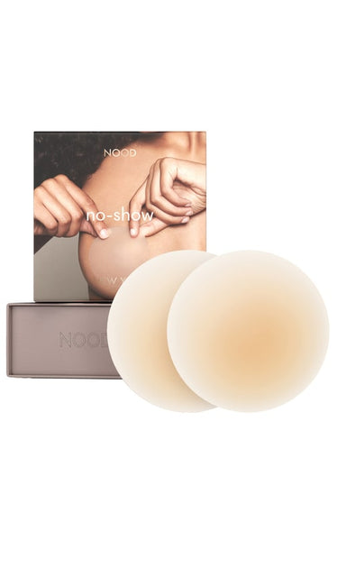 NOOD No-show Reusable Round Nipple Covers in Nude