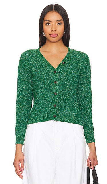 NSF Blake Shrunken Cardigan in Green - NSF Blake Cardigan rétréci en vert - NSF Blake Shrunken 绿色开衫 - NSF Blake Shrunken Cardigan in Grün - NSF Blake 슈렁큰 카디건 - Cardigan NSF Blake rimpicciolito in verde