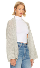 NSF Emma Chunky Knit Shrug in Light Grey