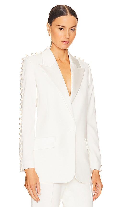 Nadine Merabi Charlotte Blazer in White