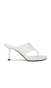 Nakedvice The Tasha Heel in Ivory | Ice Heeled Sandals for Women
