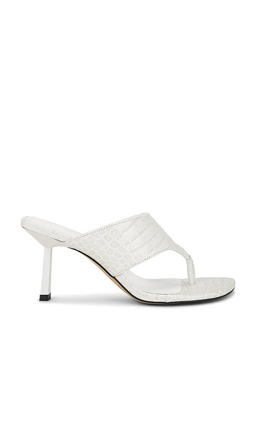 Nakedvice The Tasha Heel in Ivory | Ice Heeled Sandals for Women