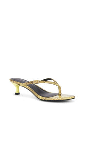 Nakedvice The Tayla Heel Sandal in Yellow