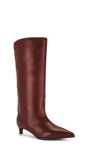Nakedvice x REVOLVE The Stacey Boot in Burgundy