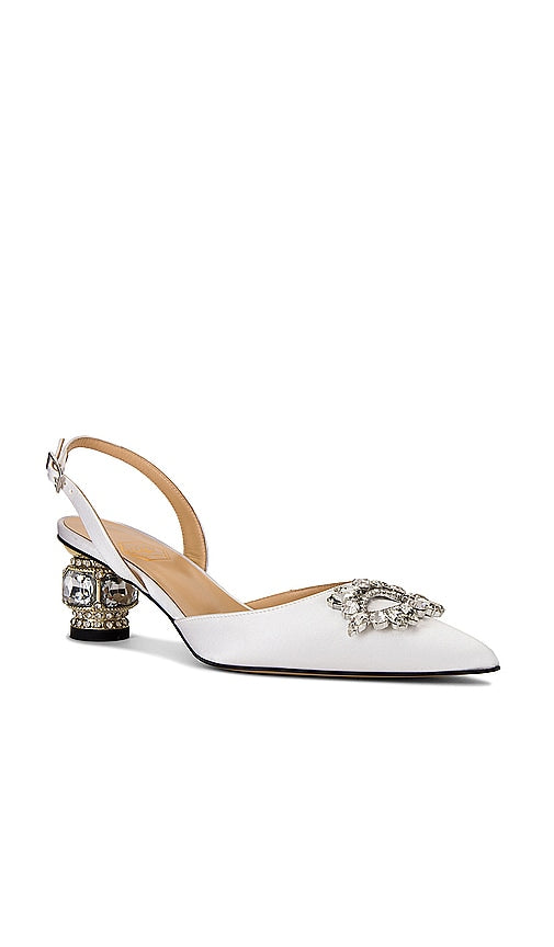 Nalebe Aurum Slingback Heel in Ivory
