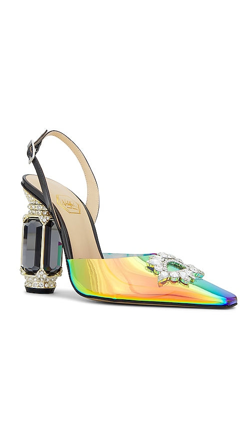 Nalebe Aurum Slingback Pump in Metallic Neutral