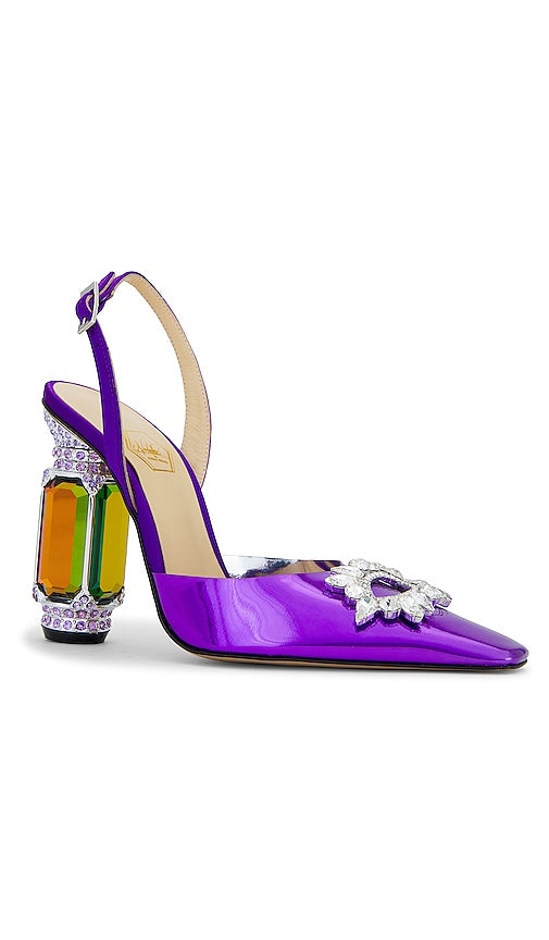 Nalebe Aurum Slingback Pump in Purple