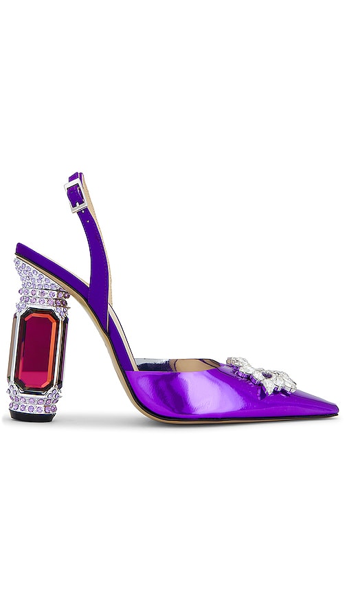 Nalebe Aurum Slingback Pump in Purple - Escarpin à bride arrière Nalebe Aurum en violet - Nalebe Aurum 紫色露跟高跟鞋 - Nalebe Aurum Slingback-Pumpe in Lila - Nalebe Aurum 슬링백 펌프플 색상 - Décolleté Slingback Nalebe Aurum in viola