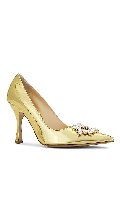 Nalebe Lirum Pump in Metallic Gold