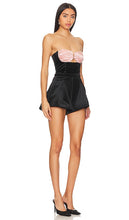 Nana Jacqueline Amanda Velvet Romper in Black