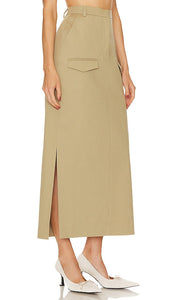 Nanushka Edena Skirt in Beige