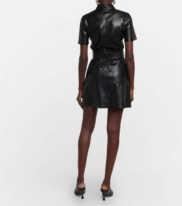 Nanushka Halli faux leather minidress